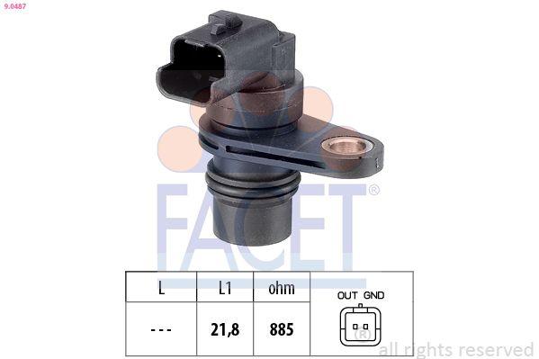 Facet 9.0487 Speed Sensor 308 508 Partner Tepe 3008 208 2008 5008 Ds5 C3 III C4 Picasso C4 II Ds — Vehicle Sensors & Switches