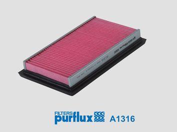 Purflux A1316 Air Filter Cube Micra C+C Qashqai Tiida Note 1.5 dCi 1.6 16V 04-13 — Air & Cabin Filters