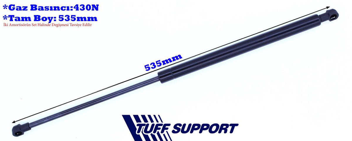 TUFFSUPPORT 612029 Trunk Gas Strut Opel Astra G Hb98 — Support Rods & Struts
