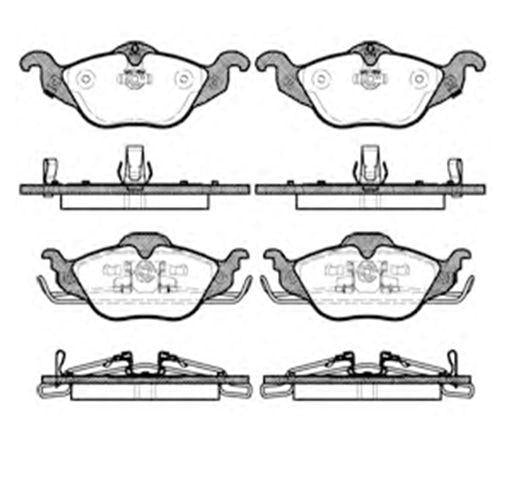 MGA 55183 Brake Pad Front Wva 23066 (Opel: Astra G) — Brake Pads