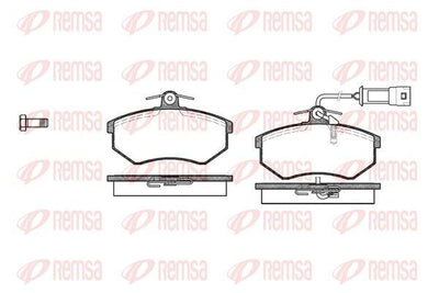 REMSA 0134.02 Brake Pad — Brake Pads
