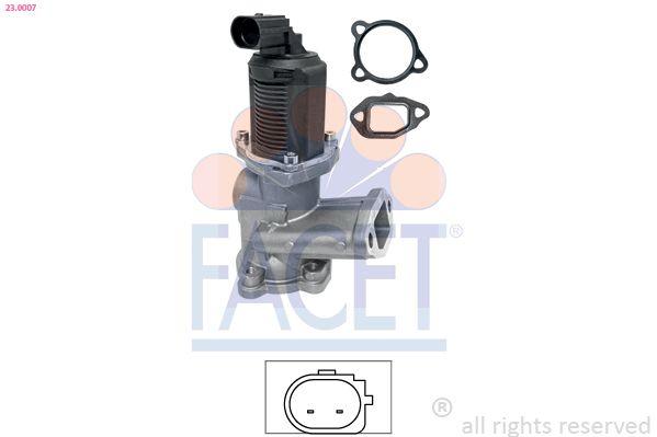 Facet 230007 EGR Valve Fiat 500 Palio 178Bx 13 D 03 08 Opel Corsa C D Su — Emission Control