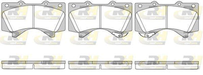 ROADHOUSE 21271.02 Brake Pad Land Cruiser _Urj20_. J20_ 01 Xx — Brake Pads