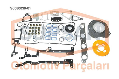 Supsan S0080039-01 Motor Set Gasket Lower/Upper Full Transit V184 2,4Tdci 01 > 06 V347 2,4Tdci 06 > 12 — Gaskets & Seals