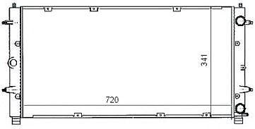 MGA 80192 Water Radiator-Mechanical (VW Transporter 91-04) Abl-ACV-Aja — Radiators & Fans