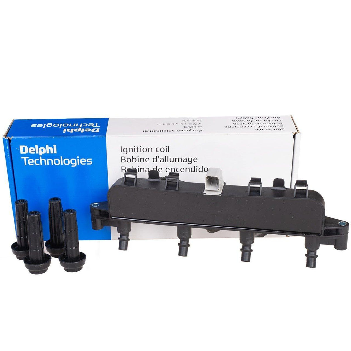 Delphi Ignition Coil - Citroen Xsara 1.4 8 Valve Petrol, Gray Socket — Coils & Plugs