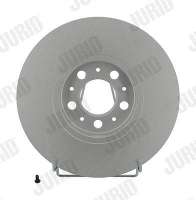 jurid brake disc for vw polo 1.4 front set, vented brake disc specifications, jurid packaging of brake disc set JURID Brake Disc Set for VW Polo 1.4 16V & TDI | Front 288mm | Mechanics & Car Owners JURID Brake Disc for VW Polo 1.4 | Premium Quality jurid, brake-disc, vw-polo, car-parts, mechanics, braking-system, auto-repair, vented-discs, premium-quality, ai-generated
