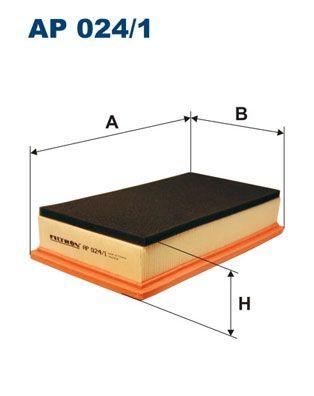 Filtron AP024-1 Air Filter Alfa Romeo 147 / GT 1.9 JTD/JTDm 01-10 — Air & Cabin Filters