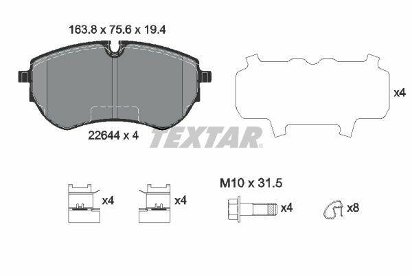 TEXTAR Brake Pads