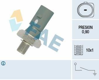 FAE 12882 Oil Pressure Switch - 0.75-1.5 Bar, Single Pole — Switches & Relays