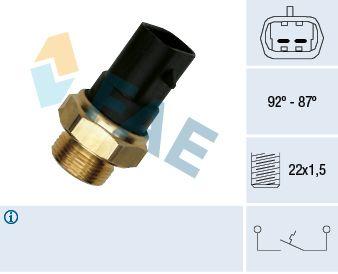 FAE 37220 Fan Switch Tempra/Tipo/Uno/Brava/Bravo/Palio/Punto/Albea/Marea/Ducato/Dogan/Kartal/Sahin 87-92