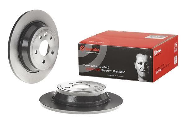 Brembo Rear Brake Discs 08.B804.11 - UV Coated for Land Rover Freelander 2 — Brake Rotors & Drums