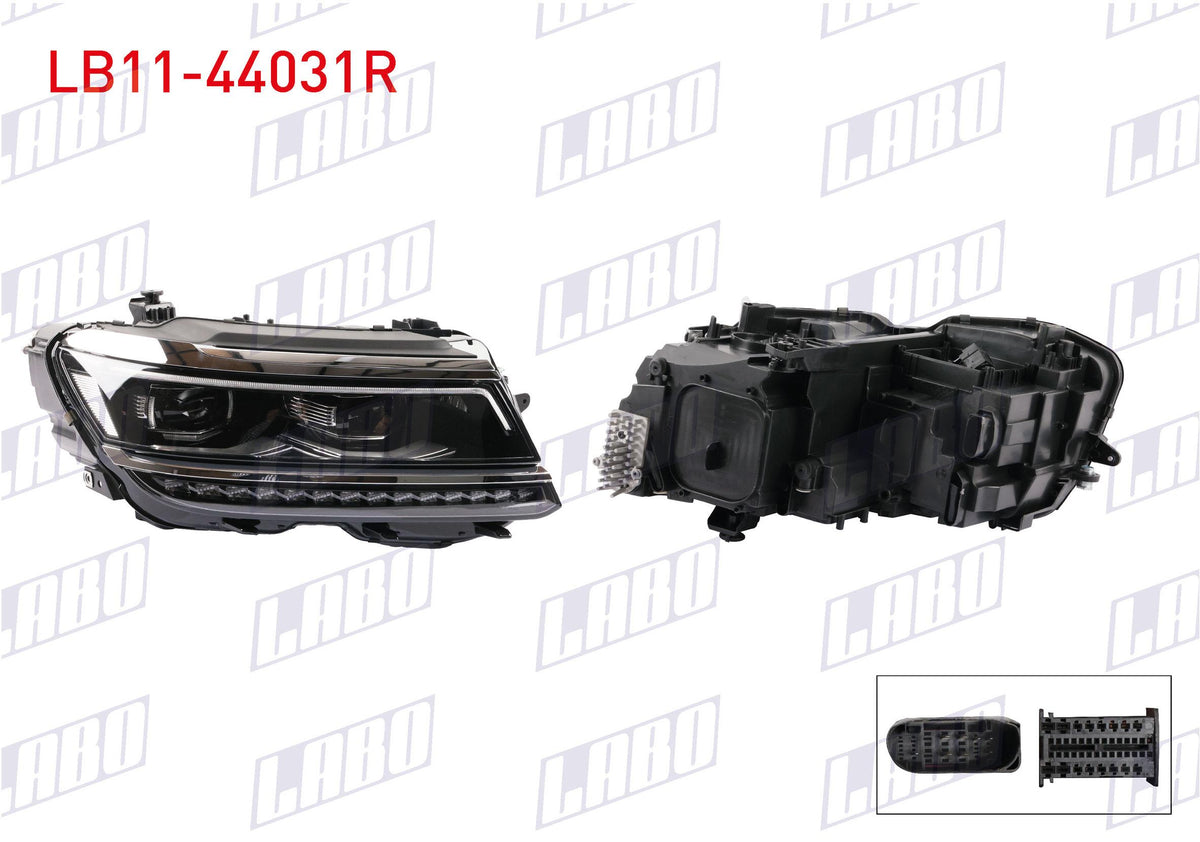 LABO LB11-44031R Headlight Right Led BI-Xenon Volkswagen Tiguan (Ad1, Ax1) 2016 — Headlights