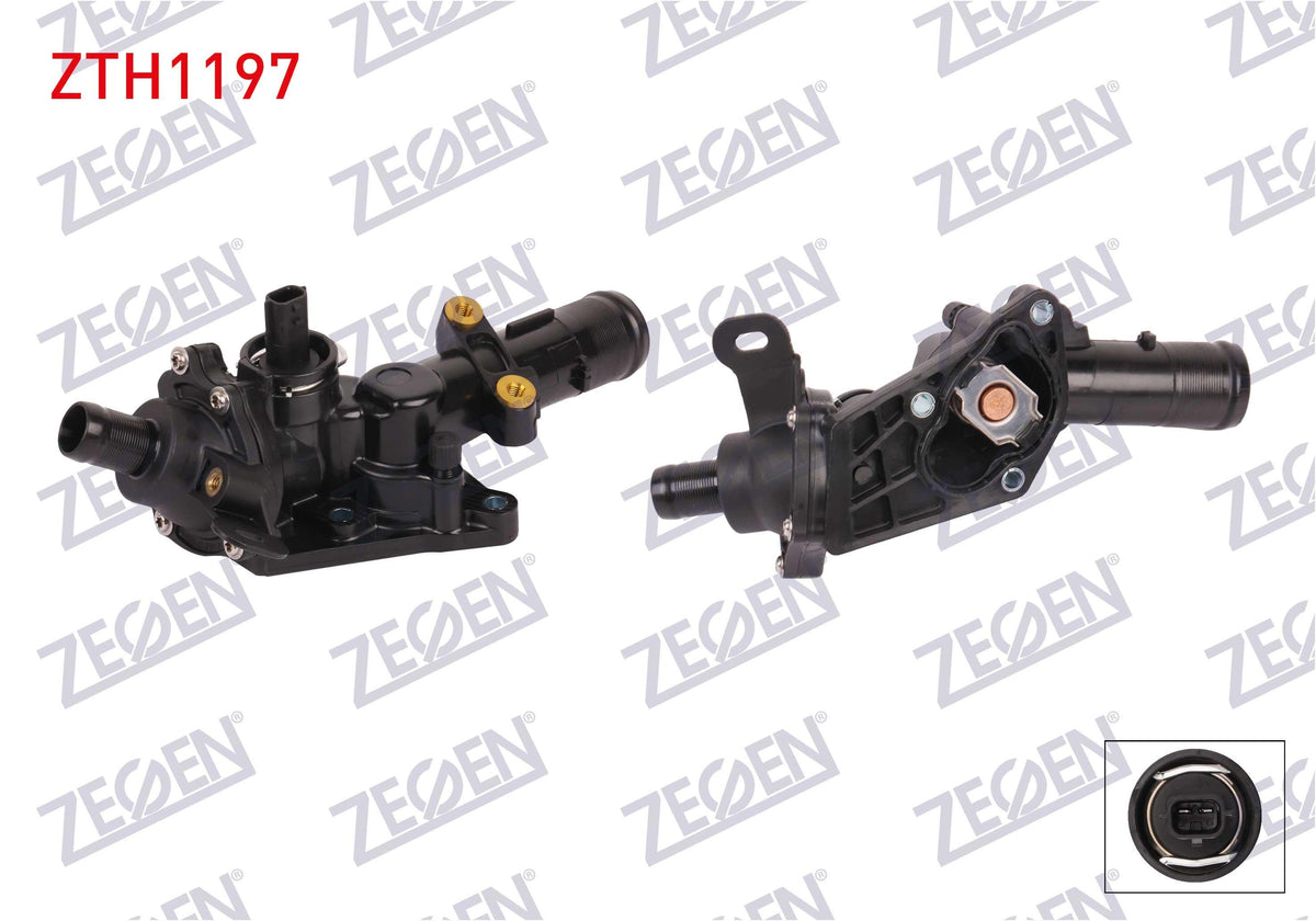 Zegen ZTH1197 Thermostat with Switch 83 C Renault Clio IV-Captur 1.5 dCi 2012-/ Megane III-IV-Kango — Water Pump & Thermostat