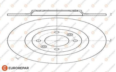 Eurorepar 1618864880 Rear Brake D?Sk Ds5