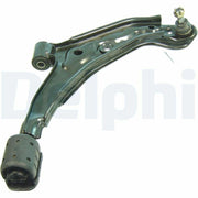 delphi tc854 right control arm for almera 96-01, front view of delphi tc854 right control arm, technical specifications of delphi tc854 DELPHI TC854 Right Control Arm - Complete Assembly for Almera 96-01 | Durable Steel Material DELPHI TC854 Right Control Arm for Almera 96-01 delphi, control-arm, almera, suspension-parts, car-repair, mechanics, automotive-parts, complete-assembly, ai-generated, car-owners