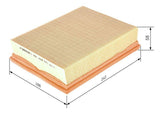 BOSCH Air Filter 1457433771 - High Efficiency Replacement for Vectra B 95-02 — Air & Cabin Filters