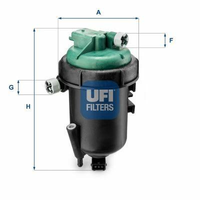 UFI 55.175.00 Diesel Fuel Filter - 06-Doblo 1.3Mjt — Fuel Delivery
