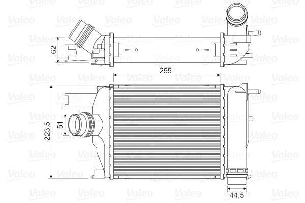 VALEO Turbo Radiator Intercooler for Clio IV, Captur and 3 more models — Turbo & Supercharger