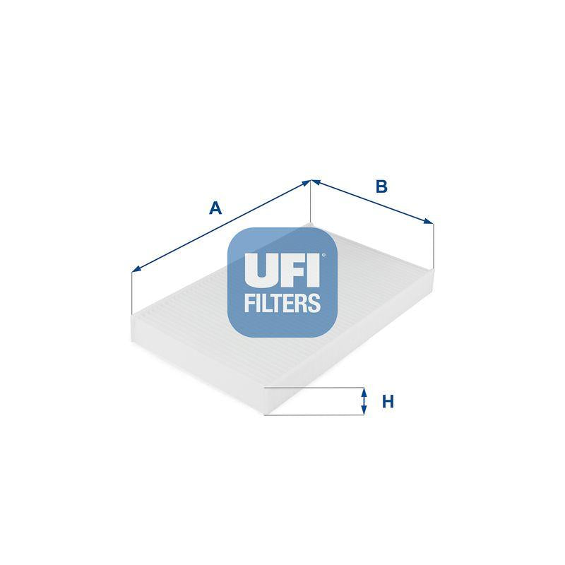 Ufi 53.038.00 Cabin Air Filter Peugeot 307-308 / Citroen C2-C3-C4 — Air & Cabin Filters