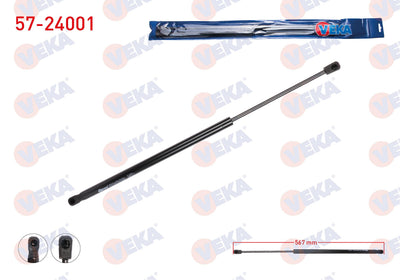 Veka 57-24001 Trunk Gas Strut 567mm / 550N Kia Sportage (Je) 2004-2010 | Set of 2