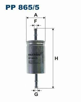 FILTRON Fuel Filter - PP865-5 for 98-05 Focus 1.4-1.6 — Fuel Delivery