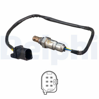 Delphi ES21160-12B1 Lambda Sensor Tiguan-Touran Q3 — Oxygen & Air-Fuel