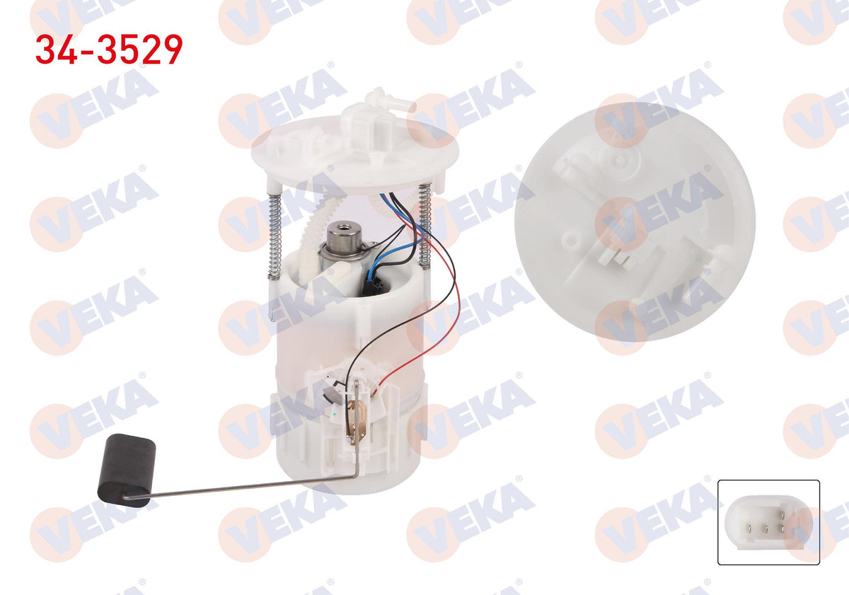 Veka 34-3529 Fuel Tank Level Float 3 Bar Dacia Solenza 1.4 2003-/ Renault Clio II 1998-2005 — Fuel Delivery