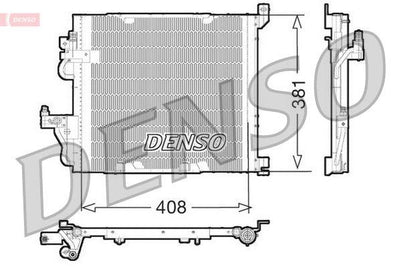 Denso DCN20012 A/C Condenser (Opel Astra H 1.3 1.7Cdti 04 -) 16×408X381 — Condensers & Evaporators