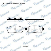 mando rmpz06 front brake pad for suzuki grand vitara, mando front brake pad dimensions, mando brake pad technical specifications Mando RMPZ06 Front Brake Pad for Suzuki Grand Vitara 2.0 / 1.9 DDIS Mando RMPZ06 Front Brake Pad - Suzuki Grand Vitara mando, front-brake-pad, suzuki-grand-vitara, brake-parts, car-parts, vehicle-maintenance, mechanics, automotive, ai-generated, braking-systems