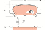 TRW GDB3223 Brake Pads - Compatible with Subaru Forester, Impreza and 2 more models