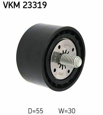 skf vkm23319 auxiliary idler pulley, idler pulley dimensions and specifications SKF VKM23319 Auxiliary Idler Pulley for Partner, Rifter, 3008, 508 and More - Perfect for Car Owners and Mechanics SKF VKM23319 Auxiliary Idler Pulley skf, idler-pulley, engine-parts, car-maintenance, mechanics, timing-belt-parts, automotive, car-owners, replacement-parts, ai-generated