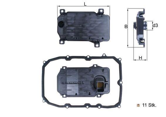Mahle HX 187KIT Transmission Filter Q7 Touareg Cayenne — Transmission Parts