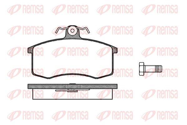 REMSA 0221.00 Brake Pad 110 01 95 — Brake Pads