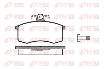 REMSA 0221.00 Brake Pad 110 01 95 — Brake Pads