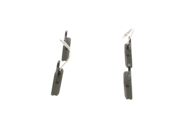 bosch brake pad set for Peugeot 406, bosch 0986494055 brake pads installed on car BOSCH 0986494055 Brake Pad Set for Peugeot 406 - Low-Metallic Material | Ideal for Car Owners and Mechanics BOSCH 0986494055 Brake Pad - Durability & Performance bosch, brake-pads, car-parts, peugeot-406, mechanic-tools, car-maintenance, automotive, ai-generated, low-metallic-brake, vehicle-safety
