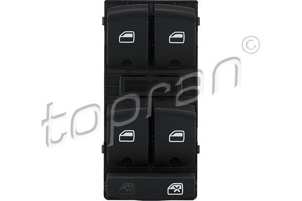 Topran 114754 Glass Switch Front Left Audi A3 04-13 / A6 05-11 / Q7 07- — Switches & Relays