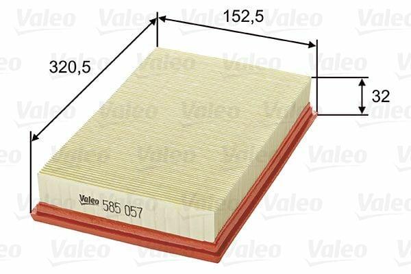 VALEO Air Filter - Replacement for Transit V184, Navara NP300 — Air & Cabin Filters