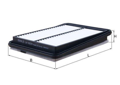 Mahle LX4239 Air Filter Nissan Qashqai Kadjar 1.3 DiGT 2015-2018 1.5 dCi 1.6 dCi — Air & Cabin Filters