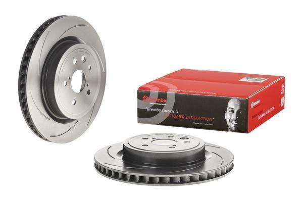 Brembo 09.C181.11 Brake Disc Rear UV Coated Lexus | Set of 2