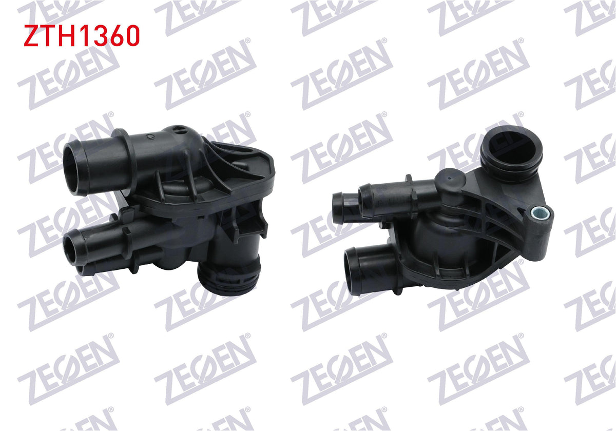 Zegen ZTH1360 Thermostat Complete 82 C Ford Focus 1.5 Ecoboost 2015-/ Kuga II 1.5 Ecoboost 2014