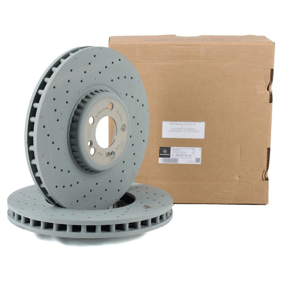 Mercedes-Benz GLC 250d AMG Front Brake Disc Set - Original Quality for Mercedes Owners — Brake Rotors & Drums