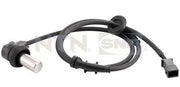 abs sensor back for 97 passat, snr abs sensor installation, mechanic using abs sensor SNR ABS Sensor - Back for 97 Passat & A4 | 935mm Cable Length SNR ABS Sensor for 97 Passat & A4 abs-sensor, vw-passat, audi-a4, car-parts, vehicle-safety, passive-sensor, snr, car-repair, automotive-components, ai-generated