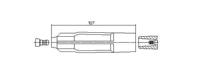 Bremi 13343-2 Spark Plug Connector 111 Zle 234 10 Lu Pkt M.Benz 104 111 Vag Lt28 95 — Coils & Plugs