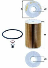 MAHLE OX127-1D Oil Filter - Compatible with BMW E30 — Oil Filters