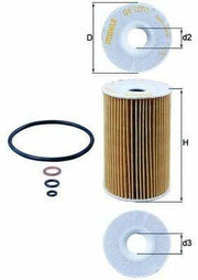 mahle oil filter ox127-1d for bmw e30, compatible oil filtration for bmws, mahle oem oil filter dimensions MAHLE OX127-1D Oil Filter - Compatible with BMW E30 for Car Owners | Size 65mm x 102.3mm MAHLE OX127-1D Oil Filter for BMW E30 mahle, oil-filter, bmw-e30, car-maintenance, car-owners, engine-protection, automotive, quality-parts, durable, ai-generated
