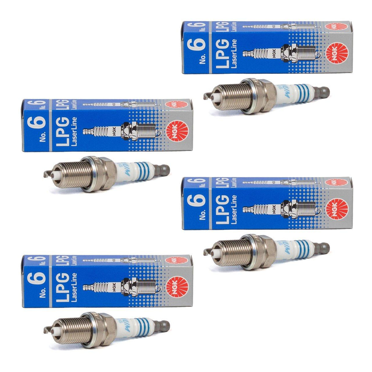 NGK 1565 Opel Astra H /Astra J Lpgli Spark Plug Set Laser Line No 6 İridiuym Set of 4 — Coils & Plugs