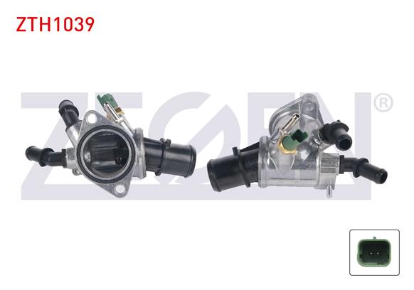 Zegen ZTH1039 Thermostat Complete with Switch 89C Alfa Romeo 159 1.9 Jtdm 2006-2011 / Opel Vectra C — Water Pump & Thermostat