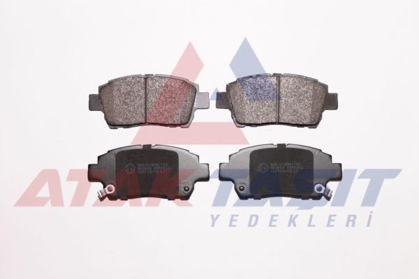 AP 05P1062 Brake Pad Front with Wear Indicator Toyota Yaris (_Cp10) 1.3i 1999-2005 / Yaris (_Cp10) 1.0i 1999-200 — Brake Pads