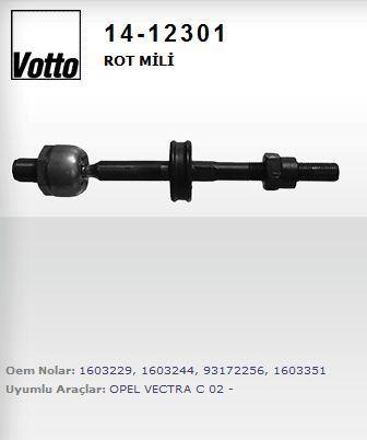 Votto 14-12301 14.12301 / Tie Rod Shaft (Opel Vectra C) — Tie Rods & Linkage